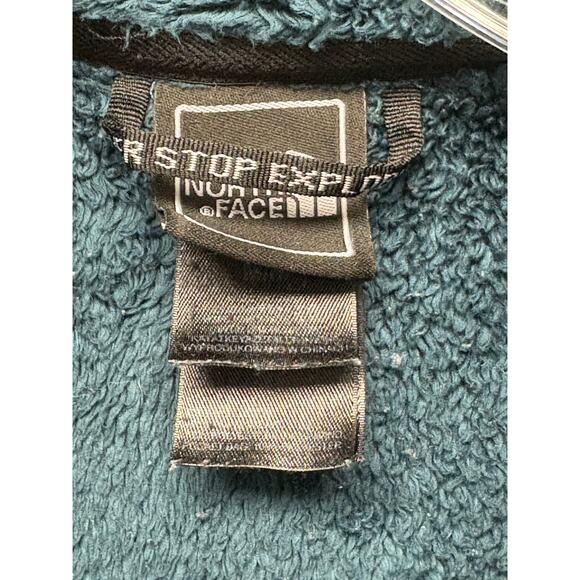 North Face Thick Fleece Teal Blue AMVD Jacket Winter Sports Layer Women’s Size M - Picture 5 of 10